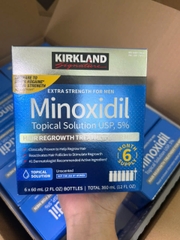 Dung Dịch Kích Thích Mọc Tóc Cho Nam Kirkland Signature Minoxidil 5% (Hộp 6 Chai x 60ml)