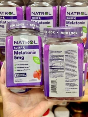 Kẹo dẻo giúp ngủ ngon Natrol Gummies Melatonin 5mg 180 viên