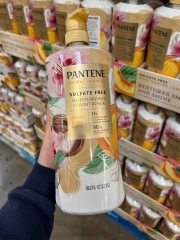 Set dầu gội và xả Pantene Essential Botanicals Sulfate Free Moisturizing Shampoo & Conditioner 1.13L (Apricot & Shea Butter)