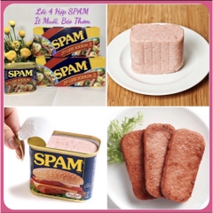 [CHÍNH HÃNG MỸ] Thịt Hộp SPAM 25% Less Sodium – Hộp 340g
