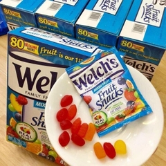 Có tách lẻ 45 gói và 90 gói Kẹo Dẻo Trái Cây Welch's Fruit Snacks hương trái cây của MỸ