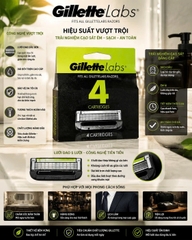 [HÀNG MỸ] Hộp 4 Đầu Lưỡi Dao Cạo GilletteLabs Cartridges Cao Cấp