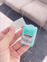 [24 MIẾNG] Miếng Ngậm Thơm Miệng Listerine Cool Mint Pocketpaks