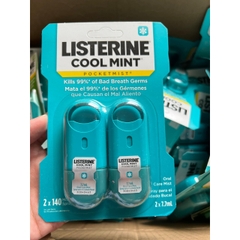 [Hàng Mỹ] Xịt Thơm Miệng Listerine Pocketmist (vỉ 2 chai x 7,7ml)