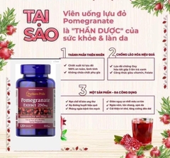 Tinh chất lựu Pomegranate Extract 250mg Puritan Pride của Mỹ
