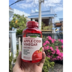 [CHÍNH HÃNG MỸ] Viên Uống Giấm Táo Nature's Truth Apple Cider Vinegar 1200mg 180 VIÊN