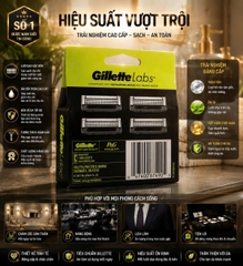 [HÀNG MỸ] Hộp 4 Đầu Lưỡi Dao Cạo GilletteLabs Cartridges Cao Cấp