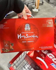 HÀNG MỸ Hồng sâm nước Hàn Quốc 6 năm tuổi Hong Sam Won Cheong Kwan Jang mua tại Costco Mỹ