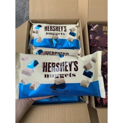 [DATE 2024]Socola Hershey‘s Nuggets Cookies’n’ Creme  Gói 344 gram