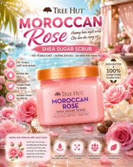 ✨ TẨY TẾ BÀO CHẾT BODY ĐƯỜNG DƯỠNG ẨM TREE HUT SHEA SUGAR BODY SCRUB HŨ 510G CỦA MỸ