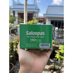 Có tách lẻ Miếng dán Salonpas của Mỹ. Hộp 140 miếng
