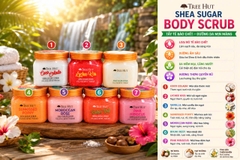 ✨ TẨY TẾ BÀO CHẾT BODY ĐƯỜNG DƯỠNG ẨM TREE HUT SHEA SUGAR BODY SCRUB HŨ 510G CỦA MỸ