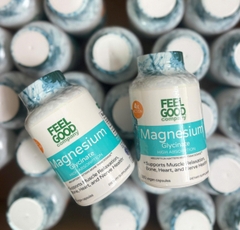 Mẫu mới Viên Uống Feel Good Company Magnesium Glycinate 180 Viên Hàng Mỹ Chính Hãng