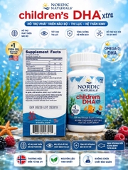 [HÀNG MỸ] Viên Nhai Dầu Cá Đậm Đặc Cho Trẻ Em Nordic Naturals Children's DHA Xtra (Hộp 90 Viên)