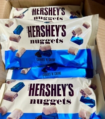 Date 2025 Kẹo Socola Hershey’s Nuggets Cookies ‘N’ Creme White Chocolate 344g