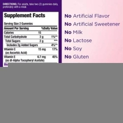 Kẹo Dẻo Nature's Bounty Hair Skin & Nails Gummies Advanced 6000mcg của Mỹ hộp 230 viên