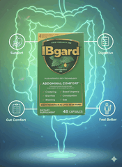 Viên Uống IBgard 48 viên – Giải Pháp Thiên Nhiên Cho Dạ Dày & Đường Ruột Nhạy Cảm IBgard – Fast Relief for Stomach & Digestive Discomfort 💚 (48 Capsules)