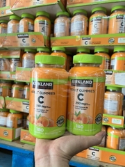 [CHÍNH HÃNG MỸ] Kẹo Dẻo Bổ Sung Vitamin C Kirkland Signature Adult Gummies C 250mg