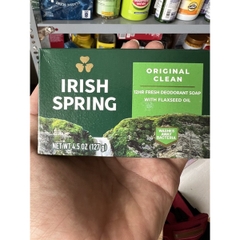 Mẫu Mới Xà Phòng Xà Bông Tắm Irish Spring Mỹ 113g Thơm Sạch, Mịn Da