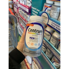 VIÊN UỐNG BỔ SUNG VITAMIN TỔNG HỢP CHO NAM GIỚI TRÊN 50 TUỔI CENTRUM SILVER MEN 50+ HỘP 200 VIÊN CỦA MỸ