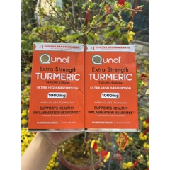 VIÊN TINH CHẤT NGHỆ TƯƠI 120 viên QUNOL EXTRA STRENGTH TURMERIC CURCUMIN COMPLEX 1000MG MỸ