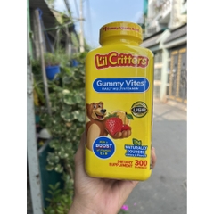 (date 2025) Kẹo gấu bổ sung Vitamin L’il Critters Gummy Vites Mỹ 300 viên date 2025