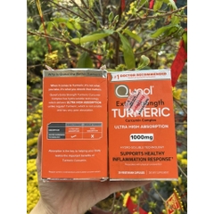 VIÊN TINH CHẤT NGHỆ TƯƠI 120 viên QUNOL EXTRA STRENGTH TURMERIC CURCUMIN COMPLEX 1000MG MỸ
