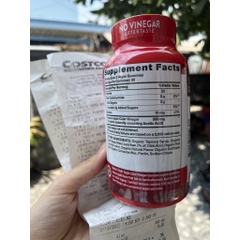 Date 11/2025 Kẹo dẻo giấm táo hữu cơ Nature's Truth Organic Apple Cider Vinegar 120 viên từ MỸ giả m mỡ giả m cân