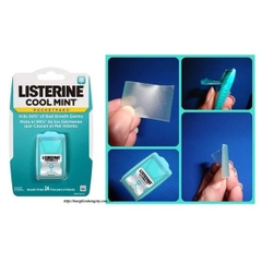VỈ 3 HỘP Miếng Ngậm Thơm Miệng Diệt Khuẩn LISTERINE COOL MINT