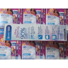 Nguyên set Bàn chải điện + kem crest và đầu thay bàn chải trẻ em Oralb dành cho trẻ em từ 3 tuổi. hàng Mỹ