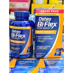 Viên uống Osteo Bi-Flex Triple Strength + Vitamin D Glucosamine Chondroitin with Joint Shield 160 viên