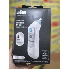 [CHÍNH HÃNG MỸ] Nhiệt Kế Tai Điện Tử Braun ThermoScan 5 (IRT6500) – Độ Chính Xác Tuyệt Đối Cho Cả Gia Đình