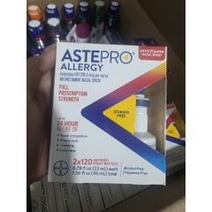 Chai Xịt Mũi Kháng Histamine Trị Dị Ứng Astepro Allergy Full Prescription Strength (Hộp 2 Chai x 120 Lượt Xịt)