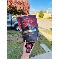 KẸO SOCOLA NẤM VỊ MUỐI BIỂN UTAH TRUFFLES DARK CHOCOLATE TRUFFLES WITH SEA SALT TÚI 448G CỦA MỸ