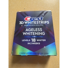 LEVEL 18-28 MIẾNG Crest 3D Whitestrips – Ageless Whitening (Hộp 14 treatments / 28 miếng)