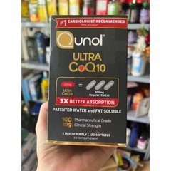 Viên Uống Hỗ Trợ Tim Mạch Qunol Ultra CoQ10 100mg – Hộp 120 Viên