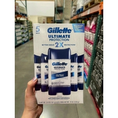 Bộ 5 Chai Lăn Khử Mùi Dạng Gel Gillette Ultimate Protection Cool Wave