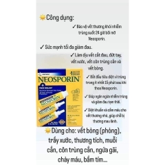 set 3 tuyp Kem mỡ sát khuẩn và giảm sẹo Neosporin Original Oitment