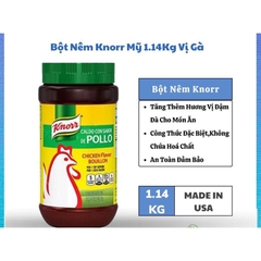 [Mẫu Mới 05/2024]Hạt Nêm Knorr Mỹ 1.14 kg