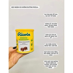 CHÍNH HÃNG> Kẹo ngậm ho Ricola Đức 250g
