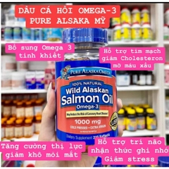 8/2025 Dầu cá WILD ALASKAN SALMON OIL 1000mg - 210 viên