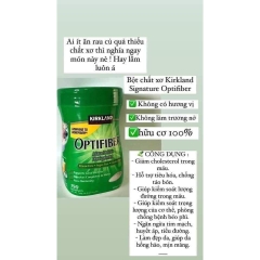 Bột hòa tan Kirkland Signature Optifiber bổ sung chất xơ của Mỹ 760g
