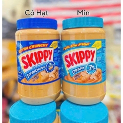 BƠ ĐẬU PHỘNG CAO CẤP SKIPPY PEANUT BUTTER LỐC 2 HŨ ĐẠI (MỖI HŨ 1.36KG) CỦA MỸ