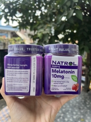Kẹo Dẻo Giúp Ngủ Ngon Natrol Gummies Melatonin 10mg 90 Viên