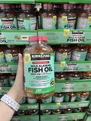 Fish oil 𝐀𝐥𝐚𝐬𝐤𝐚 𝐊𝐢𝐫𝐤𝐥𝐚𝐧𝐝 𝐒𝐢𝐠𝐧𝐚𝐭𝐮𝐫𝐞 𝟏𝟒𝟎𝟎 𝐦𝐠 𝟐𝟑𝟎 𝐯𝐢ê𝐧