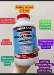 GLUCOSAMIN MỸ 1500MG KIRKLAND - 375 viên. date 2024