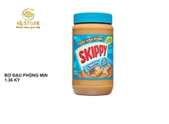 Bơ đậu Phộng Skippy Creamy Mịn 1.36kg - Mỹ USA