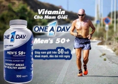 One A Day Man’s Multivitamin 50+ Mẫu mới 300 viên USA