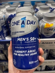 One A Day Man’s Multivitamin 50+ Mẫu mới 300 viên USA