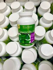 Viên Uống Hỗ Trợ Tuần Hoàn Não Trunature Ginkgo Biloba, 340 Softgels [Mẫu mới, Hộp 340 viên]